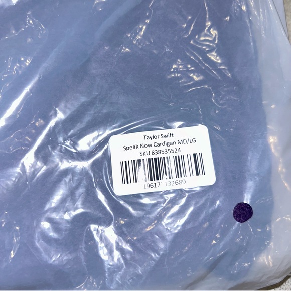 Taylor Swift Speak Now (Taylor’s Version) Cardigan Size MD/LG BRAND NEW - Picture 12 of 12